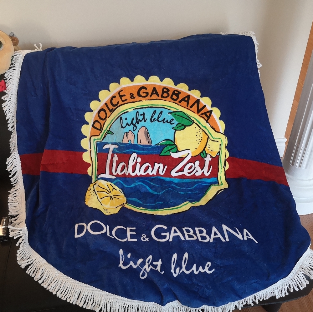 Dolce& Gabbana Cotton Towel/Beach Towel New in Box